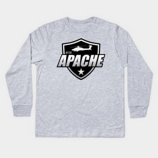 AH-64 Apache Kids Long Sleeve T-Shirt